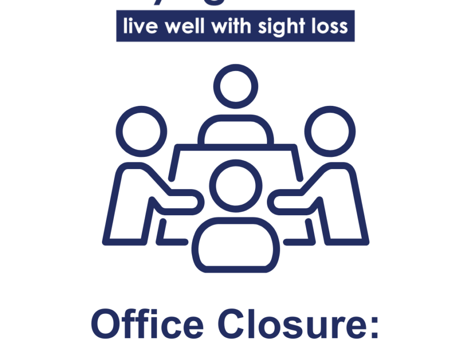 The MySight York logo is at the top, with a graphic which shows people around a table. The text beneath the graphic reads, Office Closure: Team Meeting.