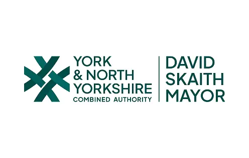 The logo for York & North Yorkshire Combined Authority and Mayor David Skaith